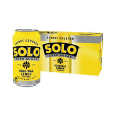 SOLO LEMON SOFT DRINK ZERO SUGAR CANS MULTIPACK 375ML 18 PACK