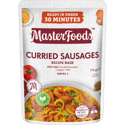 MasterFoods Curried Sausages Recipe Base 175g