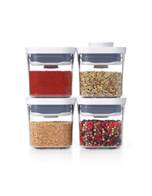 Pop 2.0 4 Piece Square Container Set