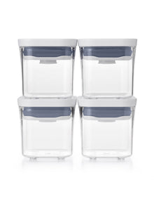 Pop 2.0 4 Piece Square Container Set