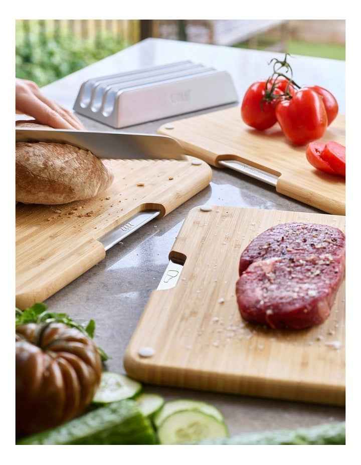Chopping Board Set in Nest Bamboo