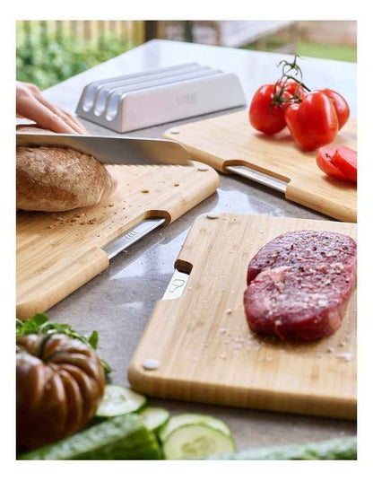 Chopping Board Set in Nest Bamboo
