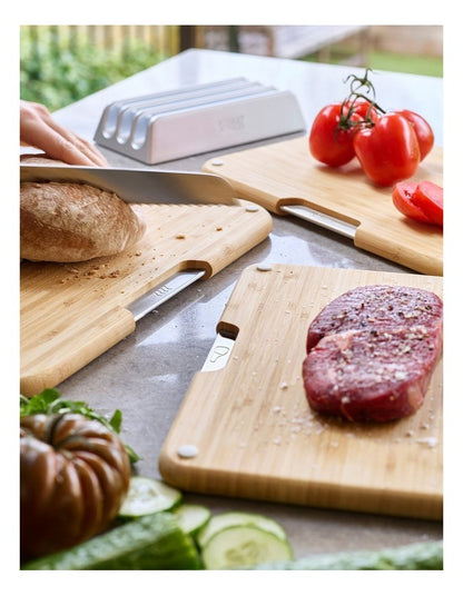 Chopping Board Set in Nest Bamboo