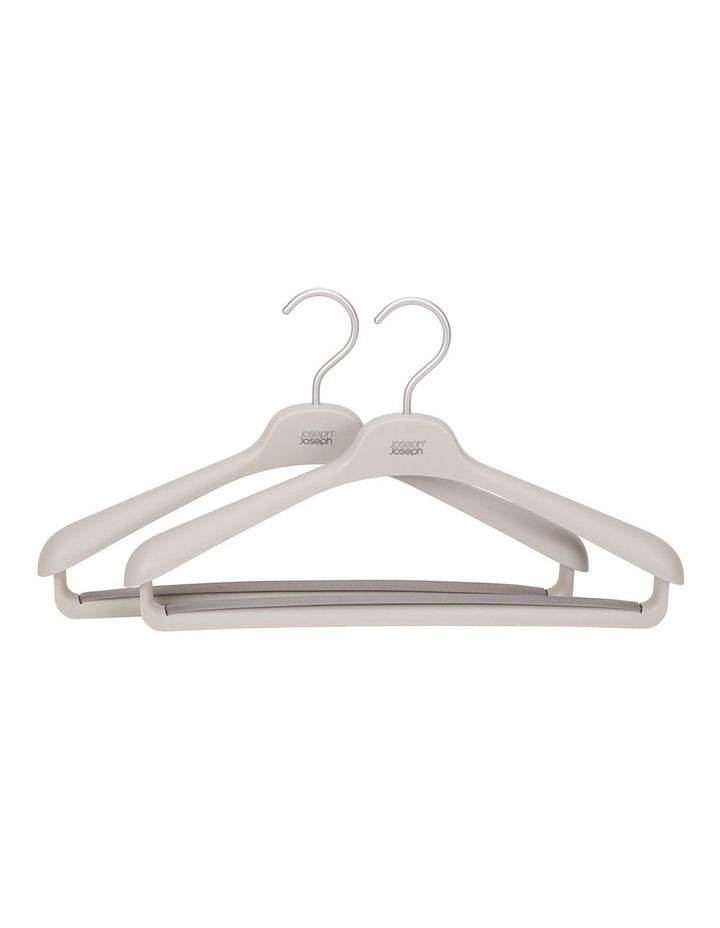 Garment Care Hanger Suit & Coat Hanger 2 Pack in White