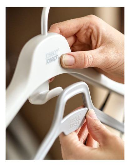 Garment Care Hanger Long Garment Hanger 2 Pack in White