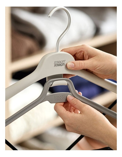 Garment Care Hanger Long Garment Hanger 2 Pack in White