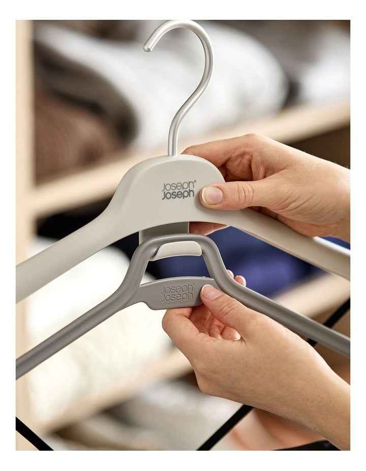 Garment Care Hanger Long Garment Hanger 2 Pack in White