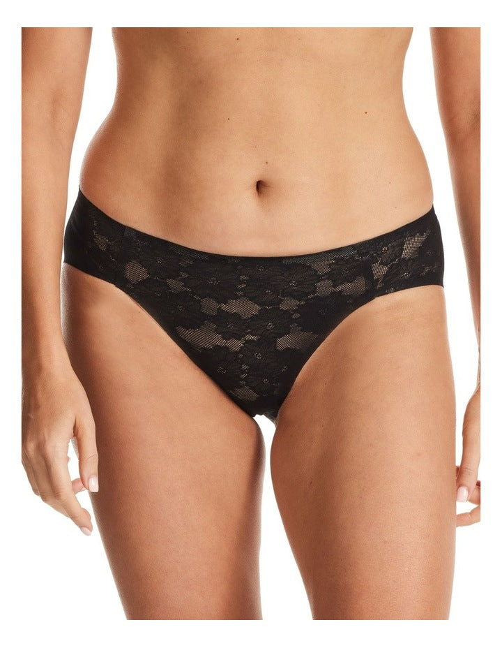 Weightless Hi-Cut Brief in Black