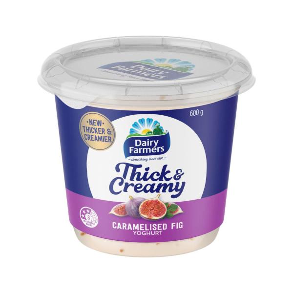 DF THICK & CREAMY YOGHURT CARAMELISED FIG 600G
