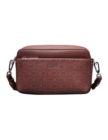Logo Convertible Crossbody Bag in Chocolate
