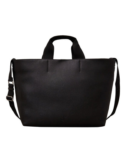 Webbed Strap Tote in Black
