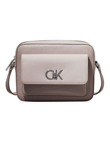 Re-Lock Pu Crossbody Bag in Grey