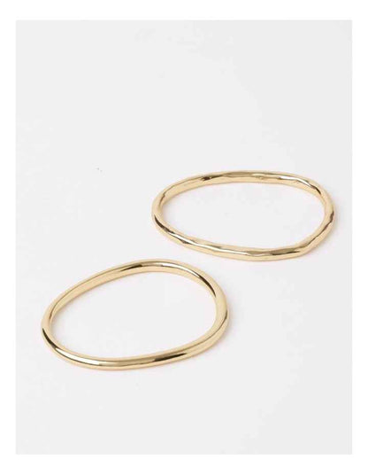 Hammered Bracelet in Gold
