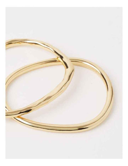 Hammered Bracelet in Gold