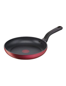 Delight Induction Non-Stick Twin Pack 28cm Frypan / 28cm Wok in Red