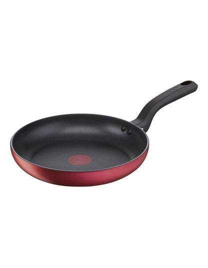 Delight Induction Non-Stick Twin Pack 28cm Frypan / 28cm Wok in Red