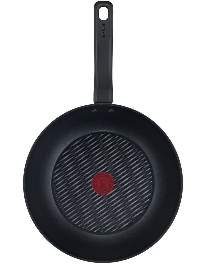 Delight Induction Non-Stick Twin Pack 28cm Frypan / 28cm Wok in Red