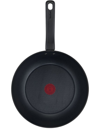 Delight Induction Non-Stick Twin Pack 28cm Frypan / 28cm Wok in Red