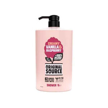 ORIGINAL SOURCE BODY WASH VANILLA & RASPBERRY 1LITRE