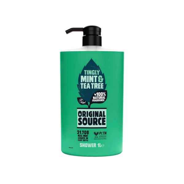 ORIGINAL SOURCE BODY WASH MINT & TEA TREE 1 LITRE