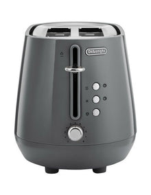 Eclettica 2 Slice Toaster in Graceful Grey CTY2003G