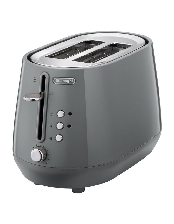 Eclettica 2 Slice Toaster in Graceful Grey CTY2003G