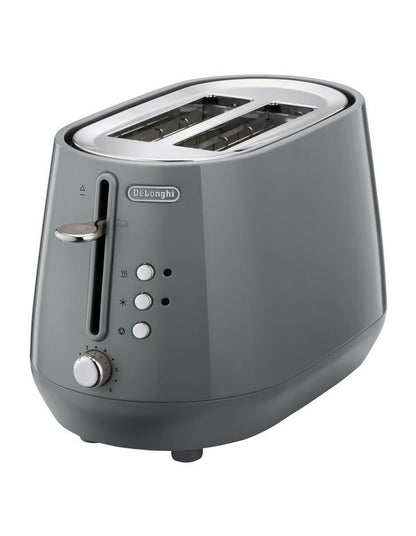 Eclettica 2 Slice Toaster in Graceful Grey CTY2003G