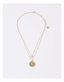 Layered Celestial Necklace in Gold