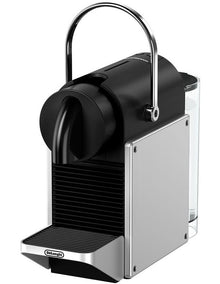 Pixie Capsule Coffee Machine & Milk in Silver (EN127.SAE)
