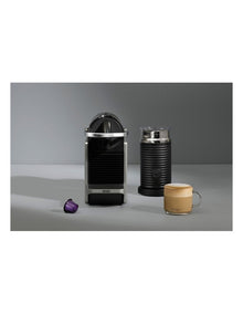 Pixie Capsule Coffee Machine & Milk in Silver (EN127.SAE)