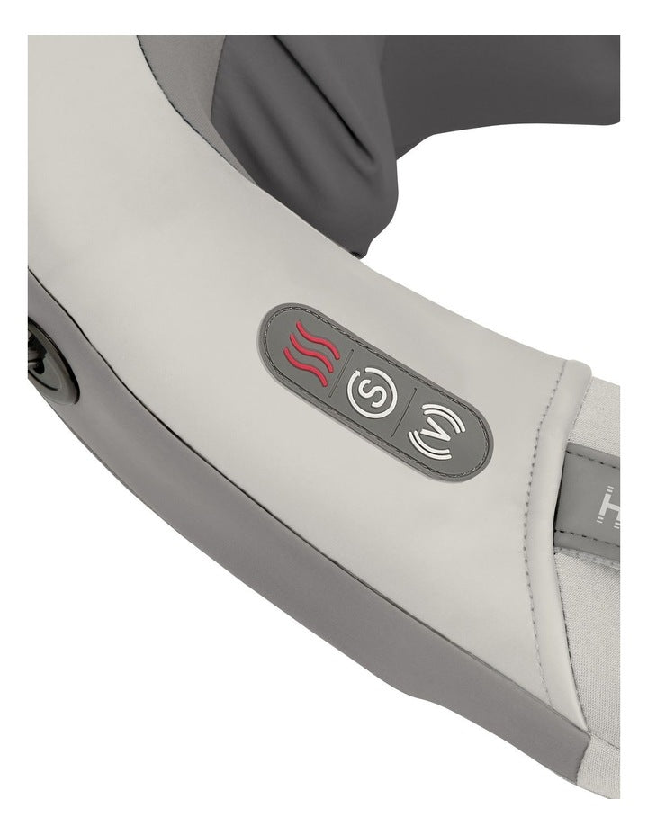 Shiatsu Neck & Shoulder Massager with Heat NMS-377HGY-AU in Grey