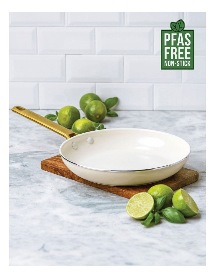 Padova Frypan 28cm PFAS-free ceramic non-stick Cream White