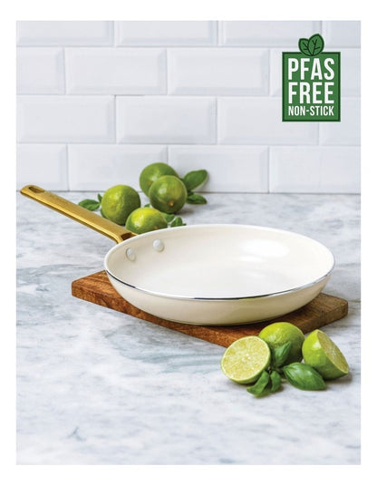 Padova Frypan 28cm PFAS-free ceramic non-stick Cream White