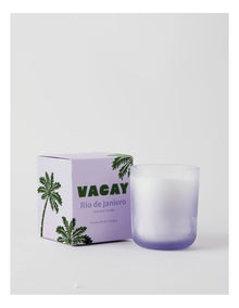 Vacay Rio De Janeiro Large Candle 400g in Purple