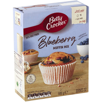 Betty Crocker Blueberry Low Fat Muffin Mix 500g