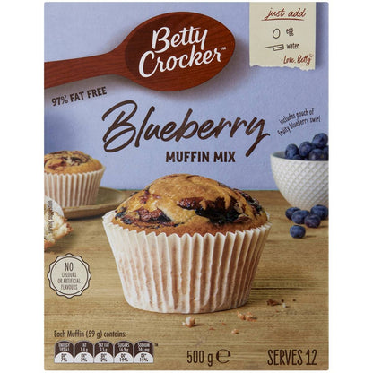 Betty Crocker Blueberry Low Fat Muffin Mix 500g