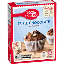 Betty Crocker Triple Chocolate Muffin Mix 500g