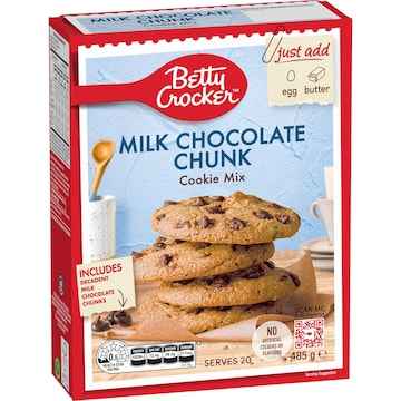 Betty Crocker Milk Chocolate Chunk Cookie Mix 485g