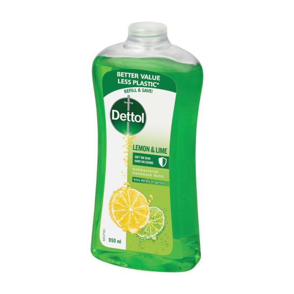 DETTOL ANTI-BAC HAND WASH LEMON LIME REF 950ML