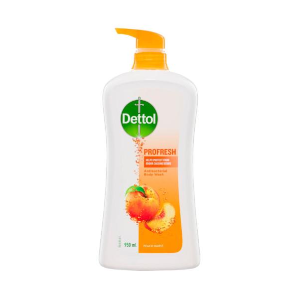 DETTOL PROFRESH SHOWER GEL PEACH & RASPBERRY 950ML