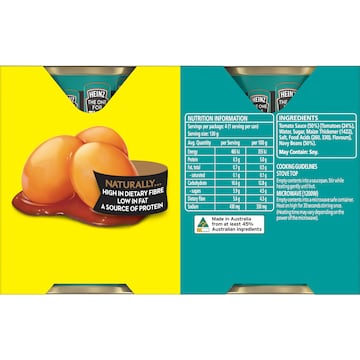 Heinz Baked Beans In Tomato Sauce Canned 130g x 4 pack