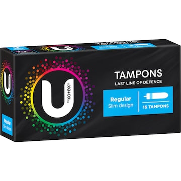 U by Kotex Tampons Regular 16 pack