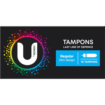 U by Kotex Tampons Regular 16 pack