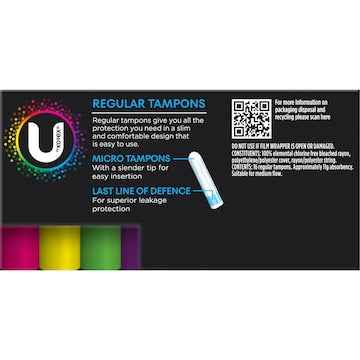 U by Kotex Tampons Regular 16 pack