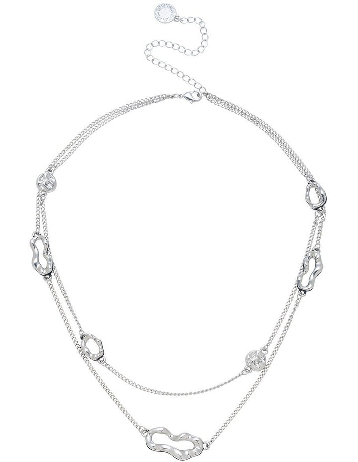 Droplet Necklace in Silver