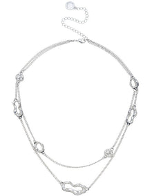 Droplet Necklace in Silver