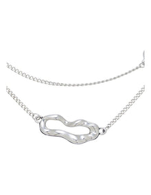 Droplet Necklace in Silver