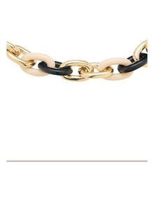 Connective Necklace in Black / Gold