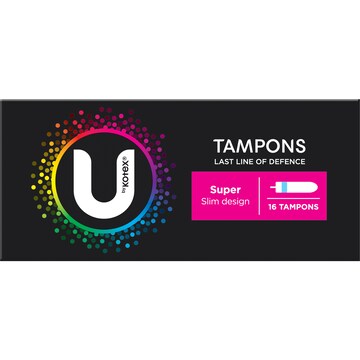 U by Kotex Tampons Super 16 pack