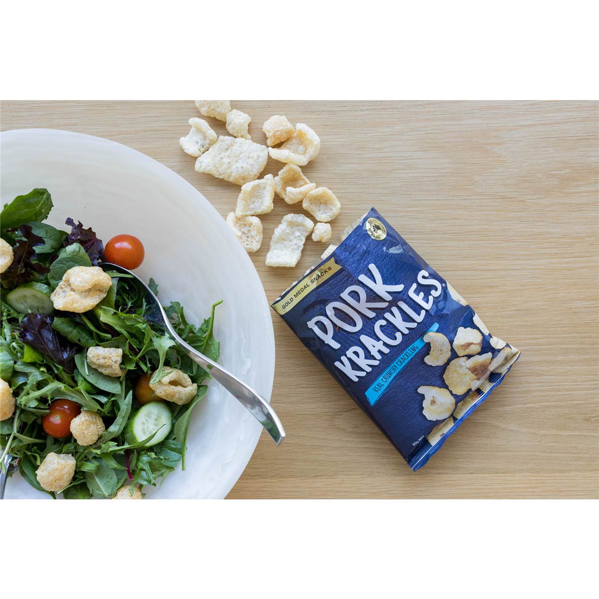 Gold Medal Snacks Single Pack Pork Krackles 50g